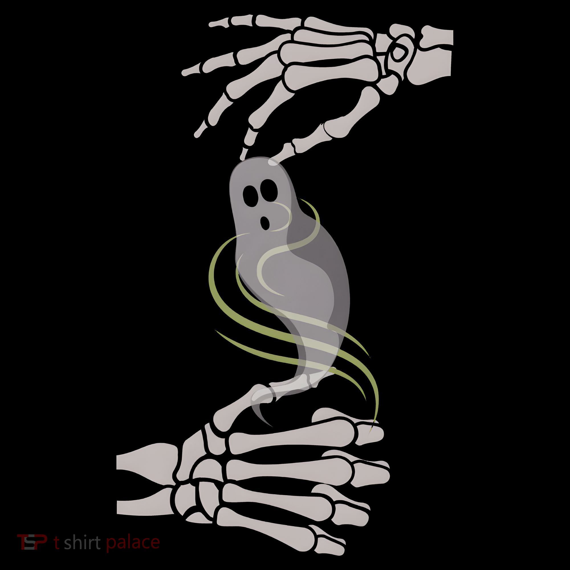 ASL Ghost Spooky Halloween For Deaf Community Backpack