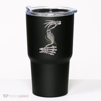 ASL Ghost Spooky Halloween For Deaf Community Tumbler thumb 0