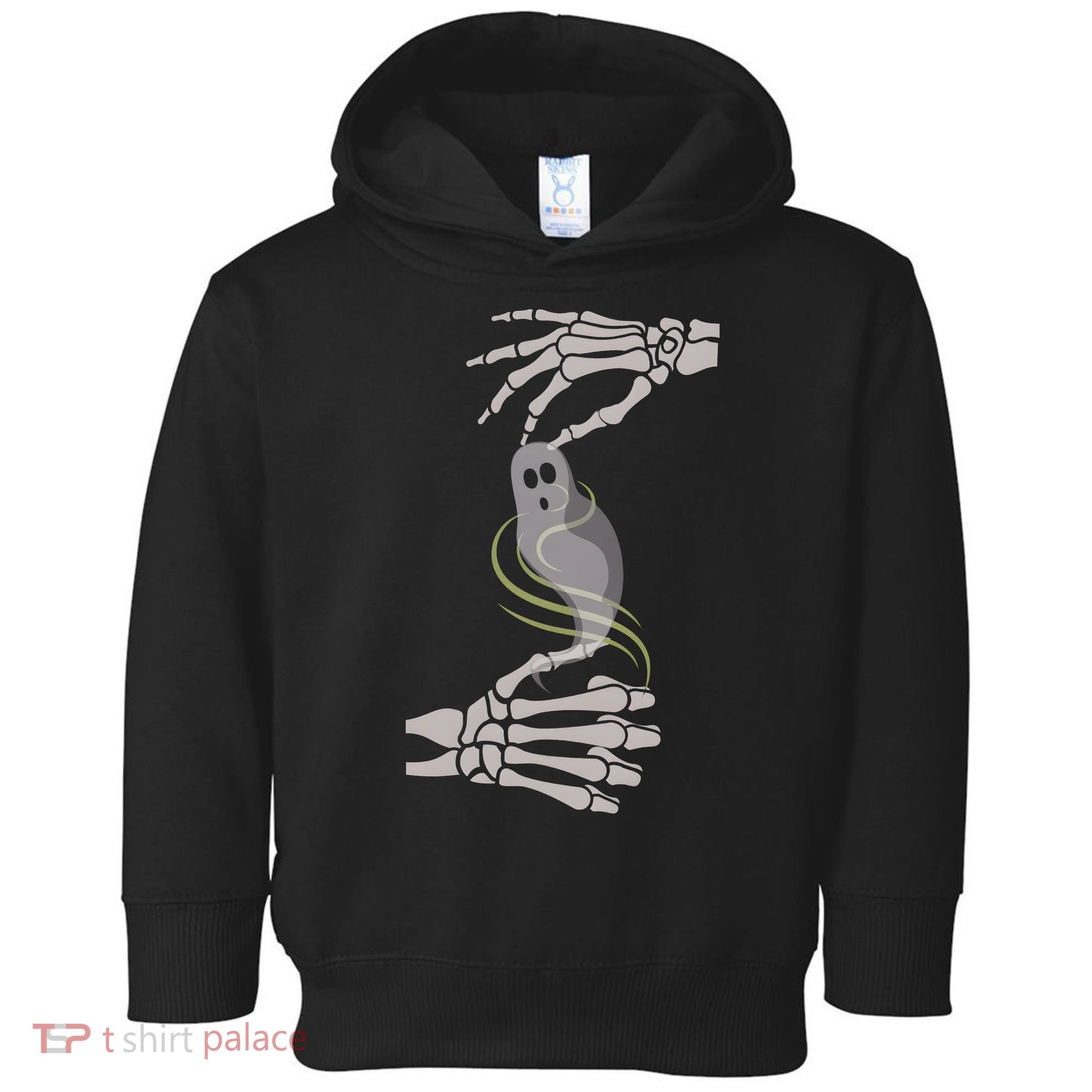 ASL Ghost Spooky Halloween For Deaf Community Toddler Hoodie