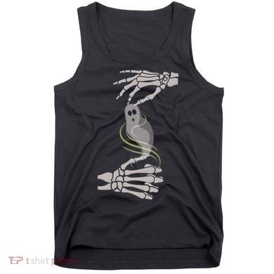 ASL Ghost Spooky Halloween For Deaf Community Tank Top