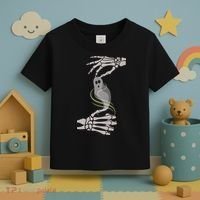 ASL Ghost Spooky Halloween For Deaf Community Toddler T-Shirt thumb 3