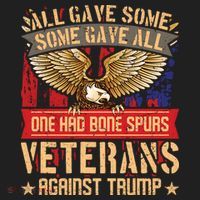 All Gave Some Some Gave All Us Flag Veterans Against Trump Meaningful Gift Women's Sweatshirt thumb 2