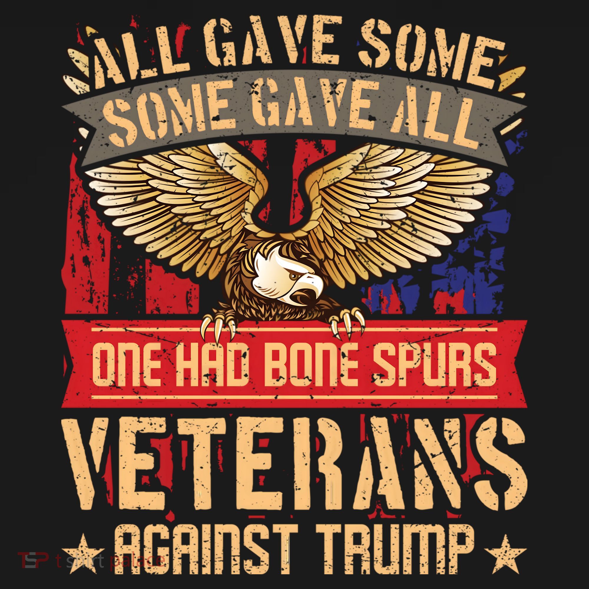 All Gave Some Some Gave All Us Flag Veterans Against Trump Meaningful Gift Doggie Tank