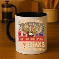 All Gave Some Some Gave All Us Flag Veterans Against Trump Meaningful Gift Coffee Mug thumb 4