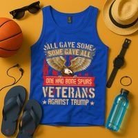 All Gave Some Some Gave All Us Flag Veterans Against Trump Meaningful Gift Tank Top thumb 4
