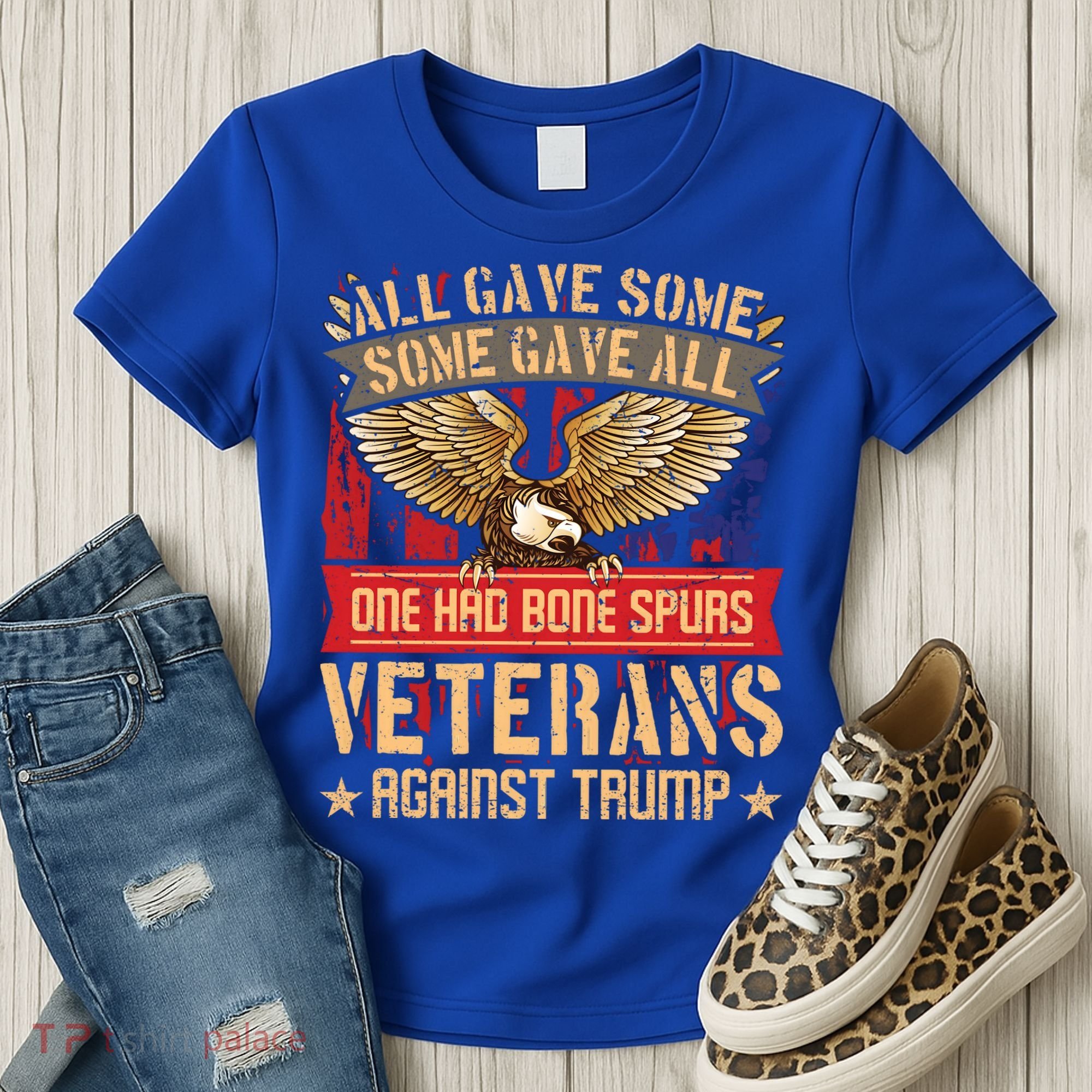 All Gave Some Some Gave All Us Flag Veterans Against Trump Meaningful Gift Women's T-Shirt