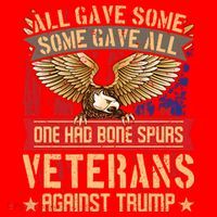 All Gave Some Some Gave All Us Flag Veterans Against Trump Meaningful Gift Santa Hat thumb 1