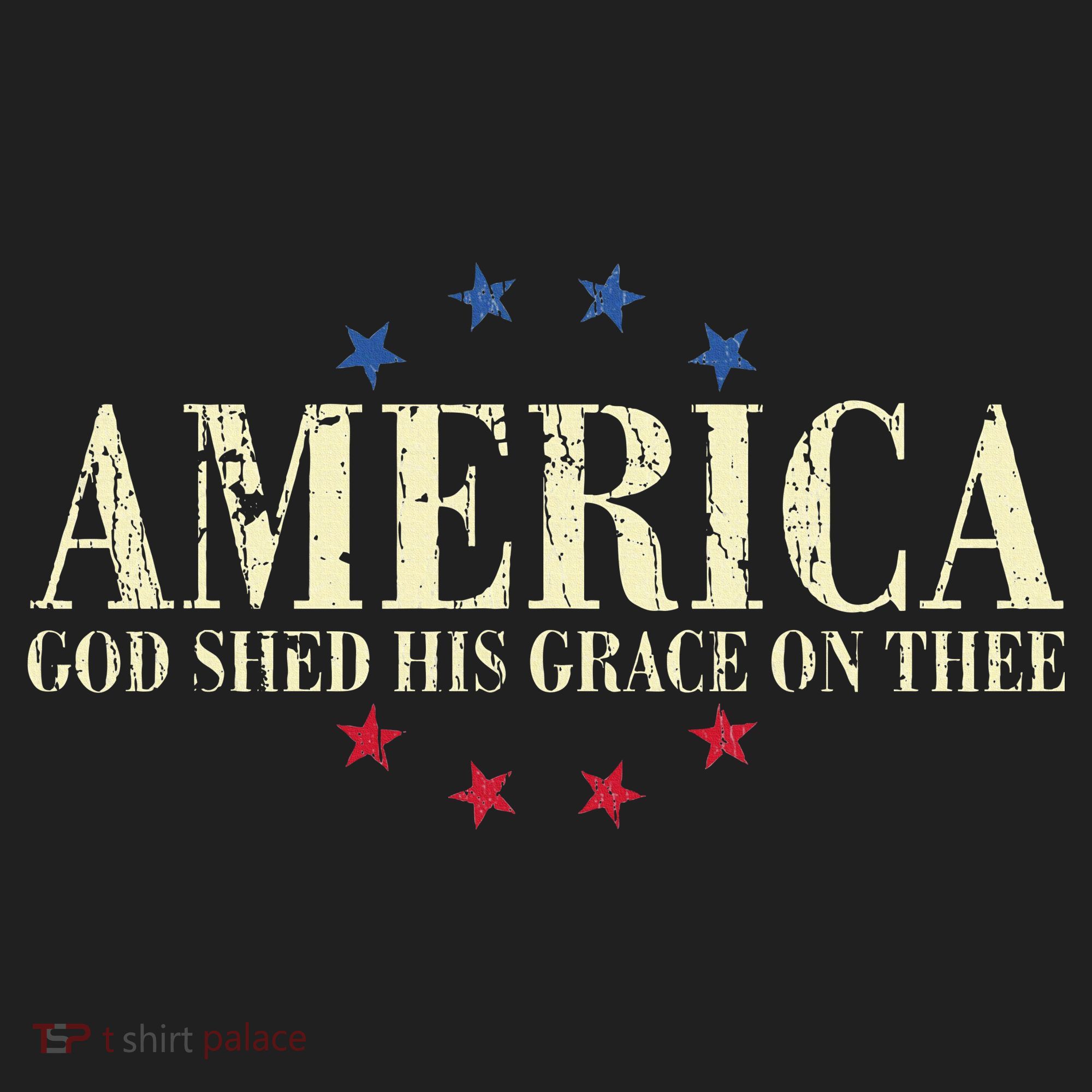 America God Shed His Grace On Thee 4th Of July Hat