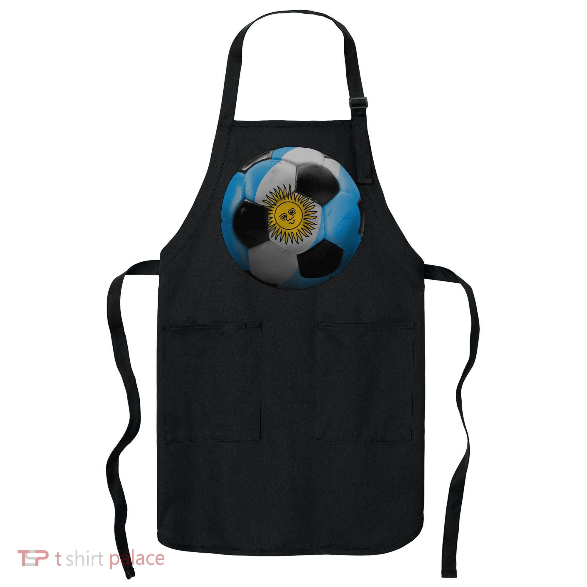 Argentina Glow Soccer Ball Logo Apron