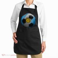 Argentina Glow Soccer Ball Logo Apron thumb 2
