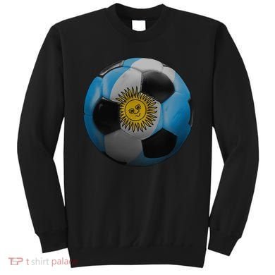 Argentina Glow Soccer Ball Logo Sweatshirt