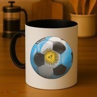 Argentina Glow Soccer Ball Logo Coffee Mug thumb 4