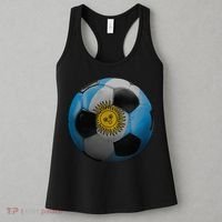 Argentina Glow Soccer Ball Logo Women's Tank Top thumb 3