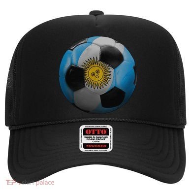 Argentina Glow Soccer Ball Logo Hat