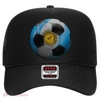 Argentina Glow Soccer Ball Logo Hat thumb 0