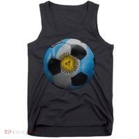 Argentina Glow Soccer Ball Logo Tank Top thumb 0