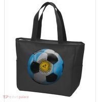 Argentina Glow Soccer Ball Logo Tote Bag thumb 3