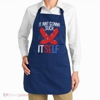 Aint Gonna Suck Itself 4th Of July Funny Sausage Patriotic Apron thumb 2
