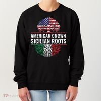 American Grown Sicilian Roots Gift Women's Sweatshirt thumb 0