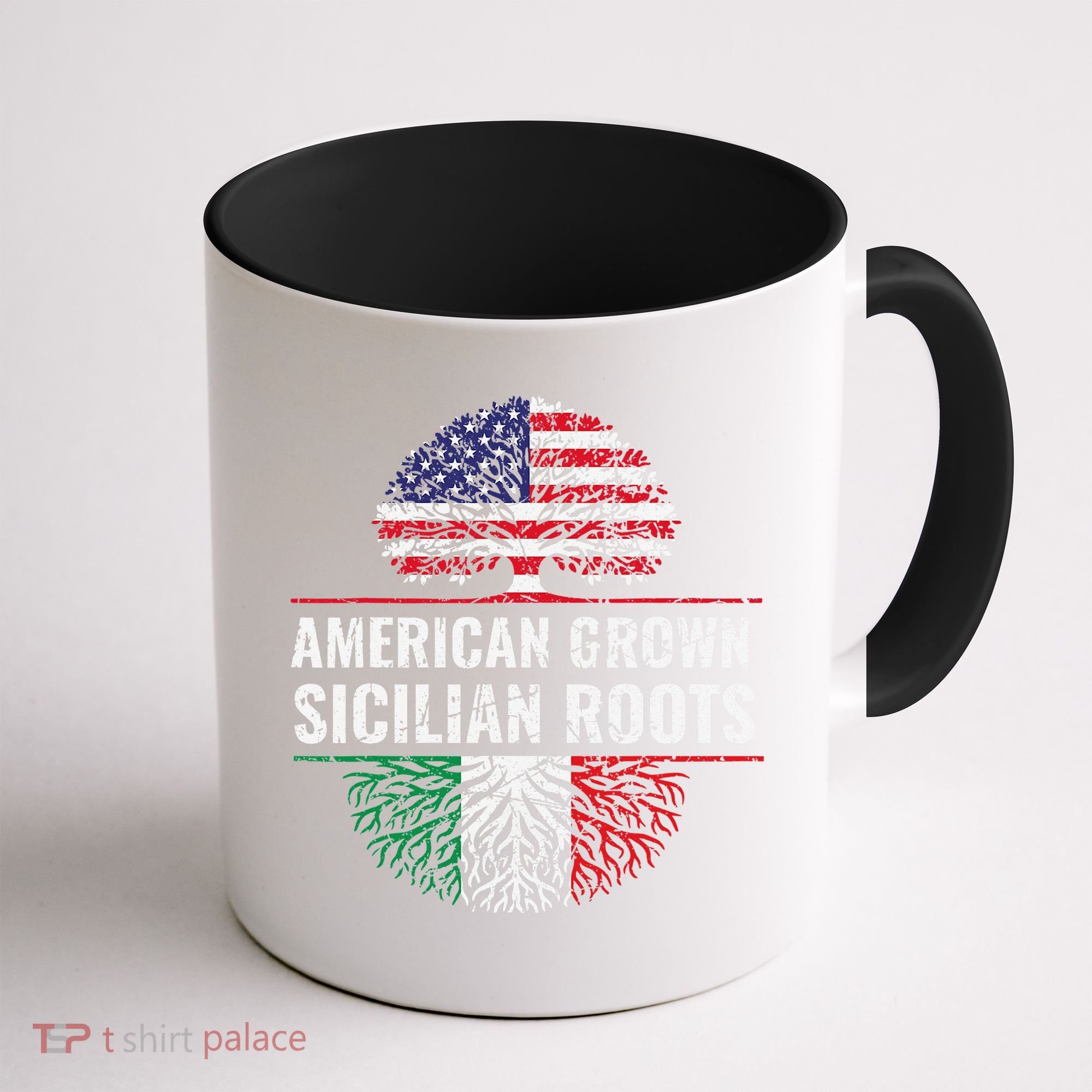 American Grown Sicilian Roots Gift Coffee Mug