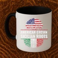 American Grown Sicilian Roots Gift Coffee Mug thumb 2