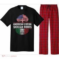 American Grown Sicilian Roots Gift Pajama Set thumb 0