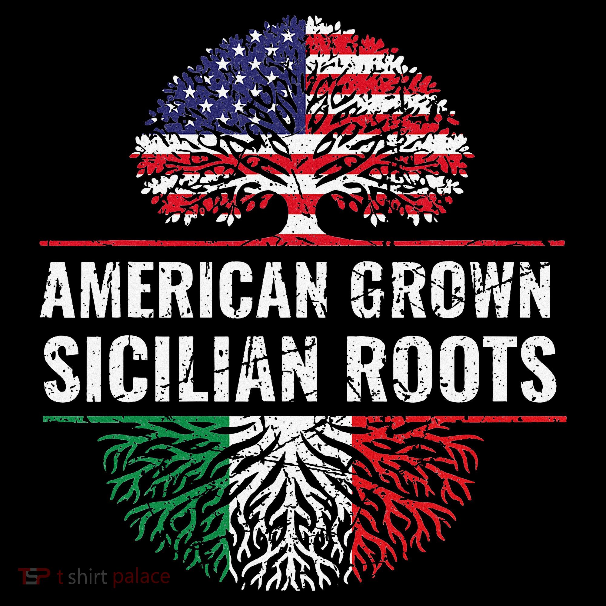 American Grown Sicilian Roots Gift Women's Hoodie
