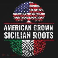 American Grown Sicilian Roots Gift Kids Long Sleeve Shirt thumb 2