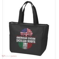 American Grown Sicilian Roots Gift Tote Bag thumb 3