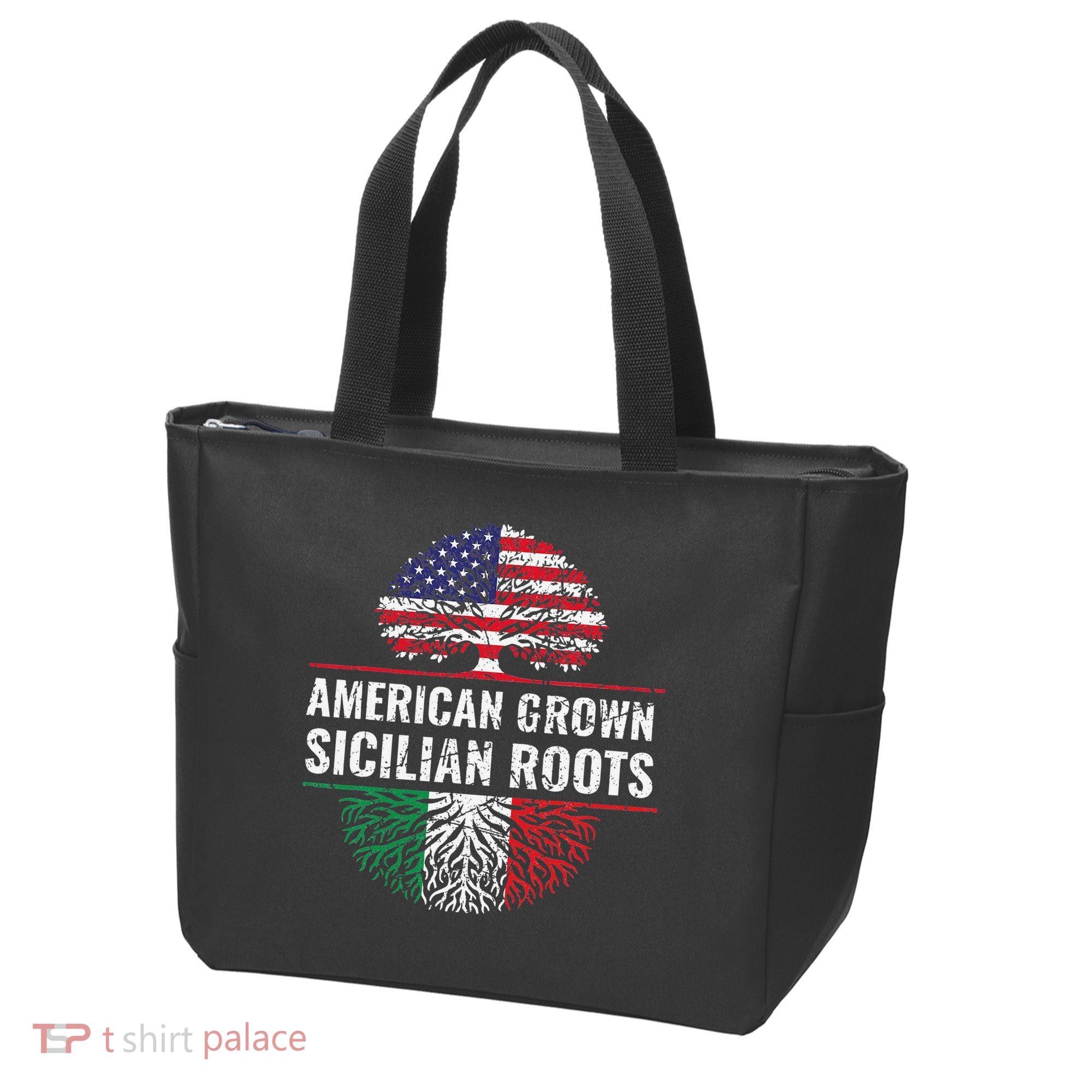 American Grown Sicilian Roots Gift Tote Bag