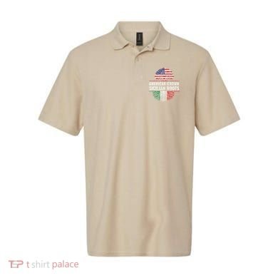 American Grown Sicilian Roots Gift Polo