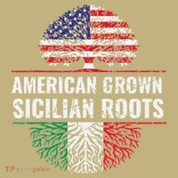 American Grown Sicilian Roots Gift Mousepad thumb 1