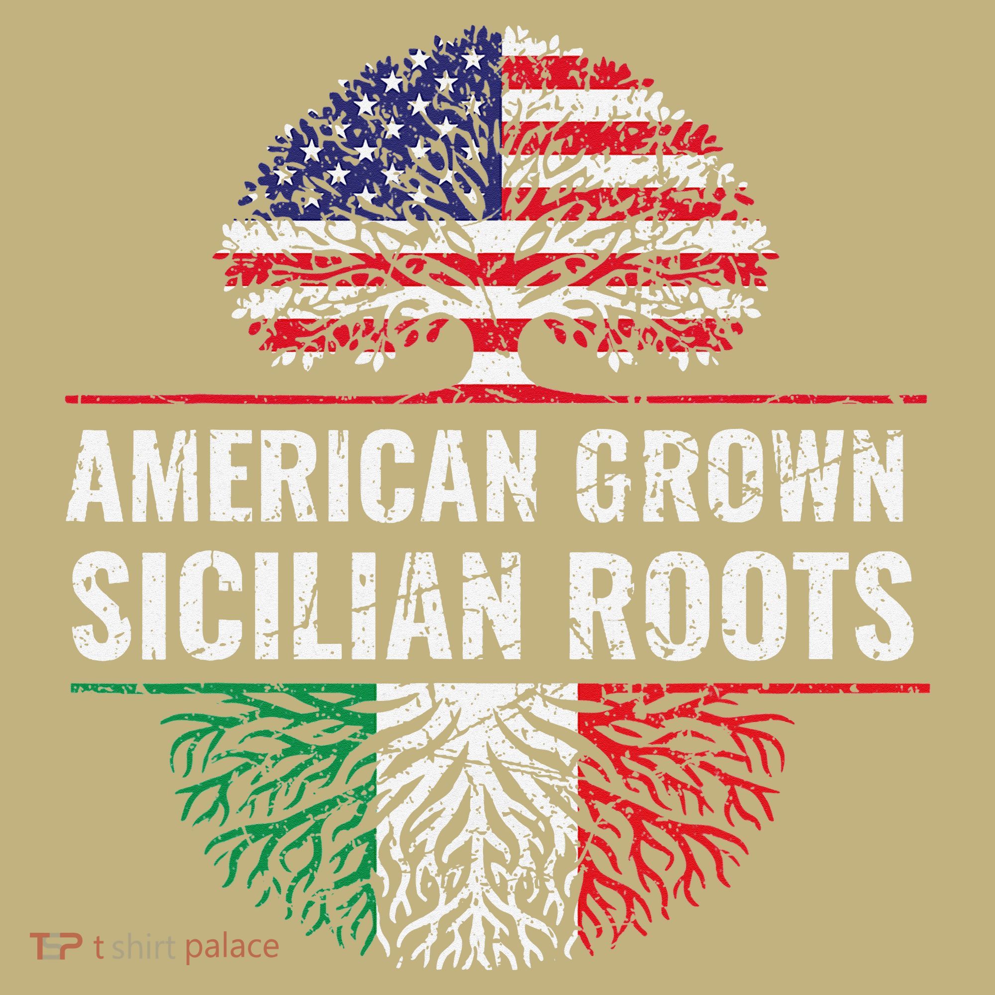 American Grown Sicilian Roots Gift Mousepad