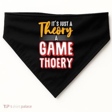 A Game Theory Student Mathematician Logical Thinker USA-Made Doggie Bandana