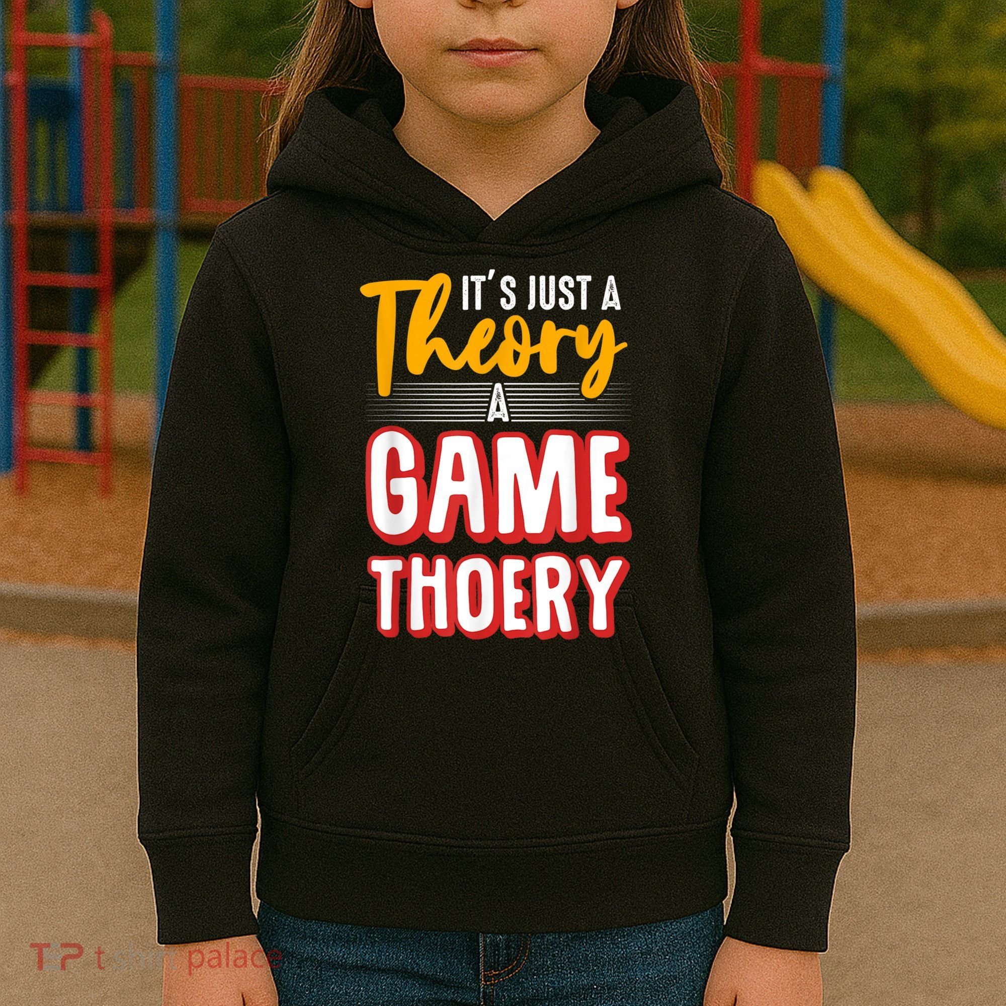 A Game Theory Student Mathematician Logical Thinker Kids Hoodie