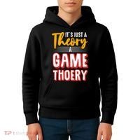 A Game Theory Student Mathematician Logical Thinker Kids Hoodie thumb 4