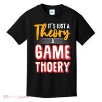 A Game Theory Student Mathematician Logical Thinker Kids T-Shirt thumb 0