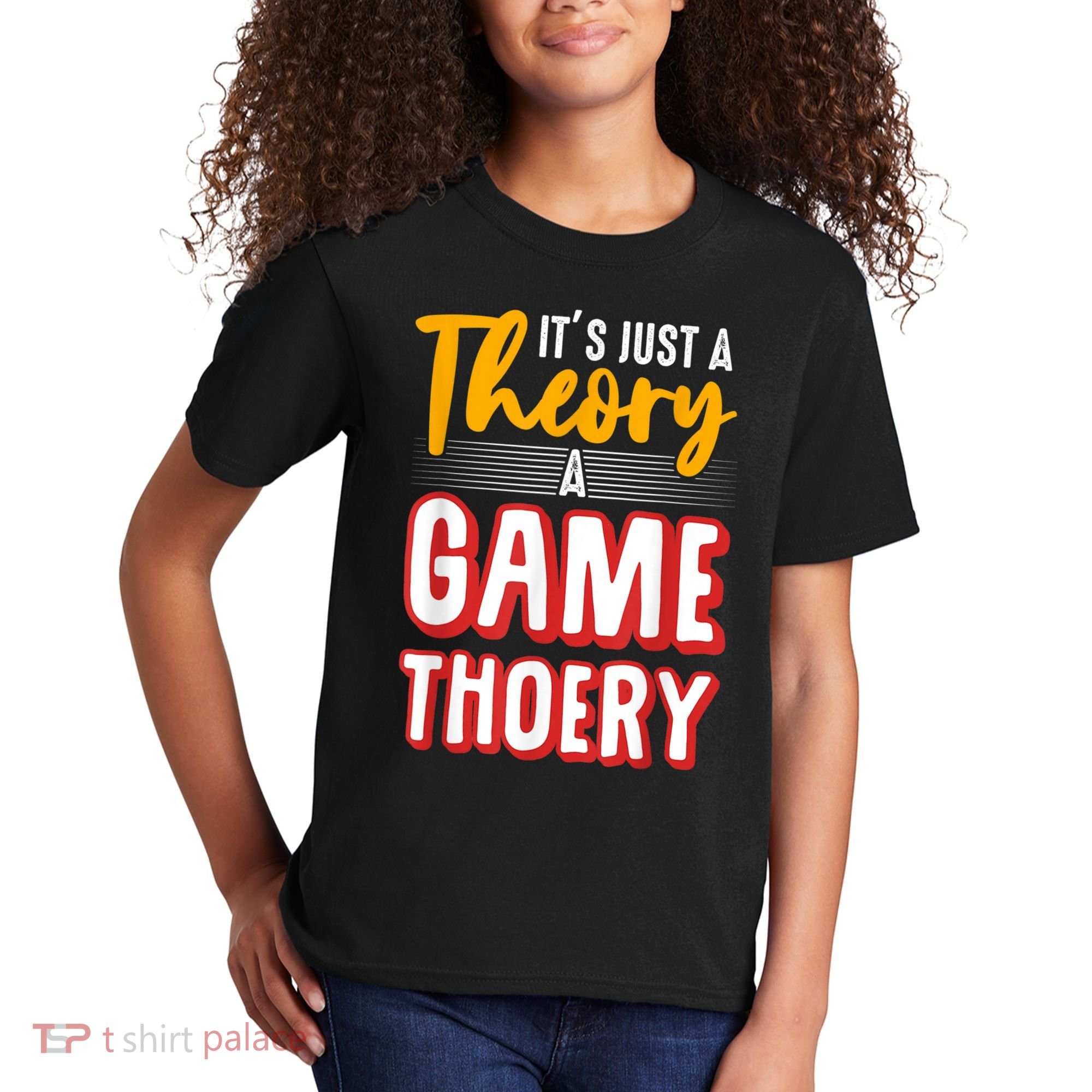 A Game Theory Student Mathematician Logical Thinker Kids T-Shirt