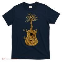 Acoustic Guitar Tree Of Life Guitar Player Nature Guitarist T-Shirt thumb 0