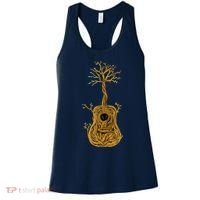 Acoustic Guitar Tree Of Life Guitar Player Nature Guitarist Women's Tank Top thumb 0