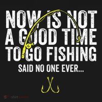 A Good Time For Fishing Walleye Hunter Long Sleeve Shirt thumb 2