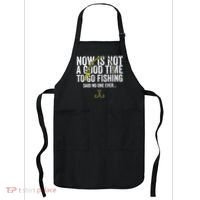 A Good Time For Fishing Walleye Hunter Apron thumb 0