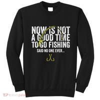 A Good Time For Fishing Walleye Hunter Sweatshirt thumb 0