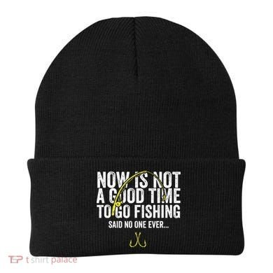 A Good Time For Fishing Walleye Hunter Beanie