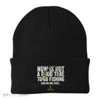 A Good Time For Fishing Walleye Hunter Beanie thumb 0