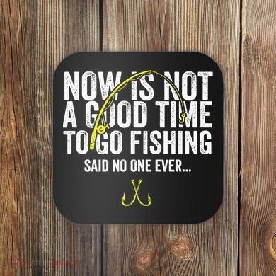 A Good Time For Fishing Walleye Hunter Coaster