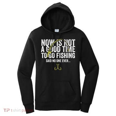 A Good Time For Fishing Walleye Hunter Women's Hoodie