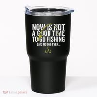 A Good Time For Fishing Walleye Hunter Tumbler thumb 0