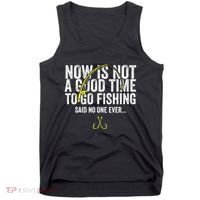 A Good Time For Fishing Walleye Hunter Tank Top thumb 0