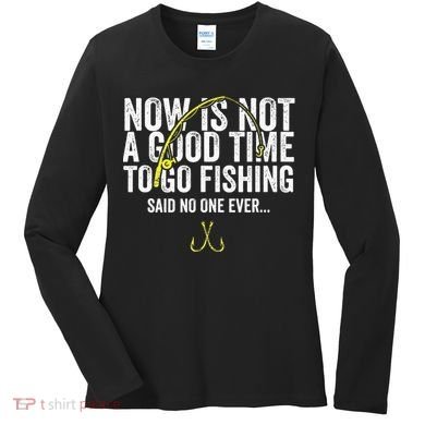 A Good Time For Fishing Walleye Hunter Women's Long Sleeve Shirt